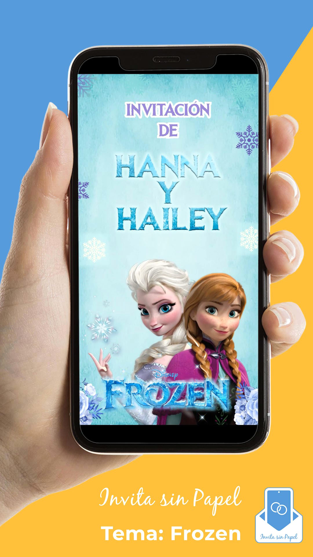 Invitación Frozen promo imagen 1